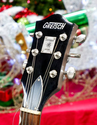 Store Special Product - Gretsch Guitars - G6118T Players Edition Anniversary Hollow Body with String-Thru Bigsby - Two-Tone Copper Metallic/Sahara Metallic